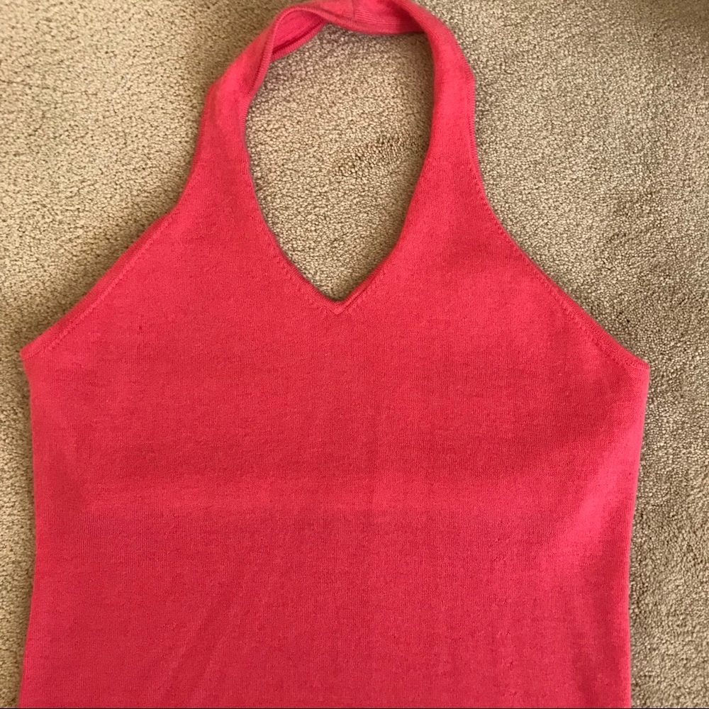 Ann Taylor cashmere halter top